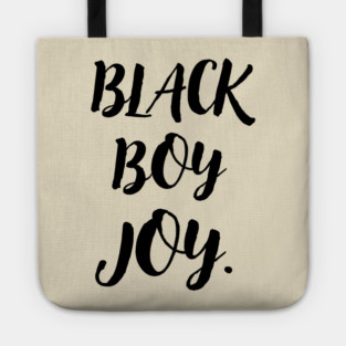 Black Boy Joy Tote