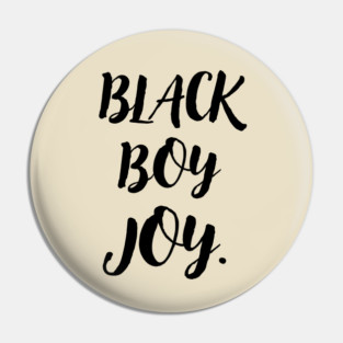 Black Boy Joy Pin