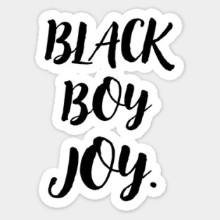 Black Boy Joy Sticker