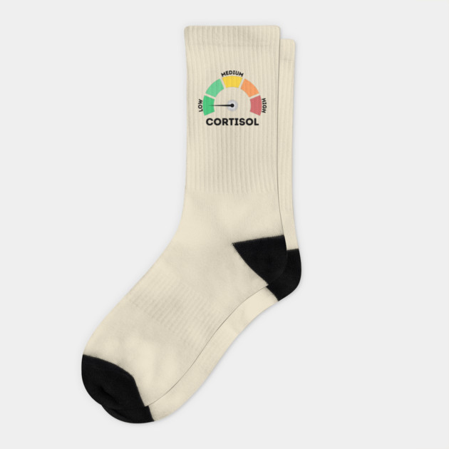 Low Cortisol Level Socks by The WYLD Tribe