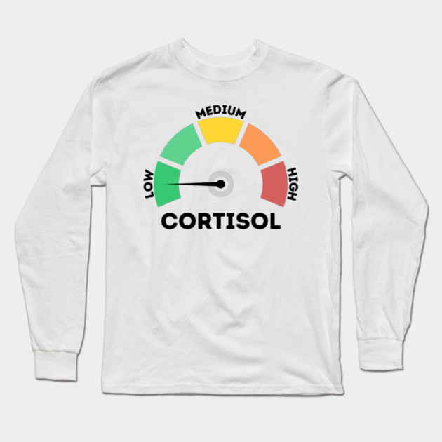 Low Cortisol Level Long Sleeve T-Shirt by The WYLD Tribe