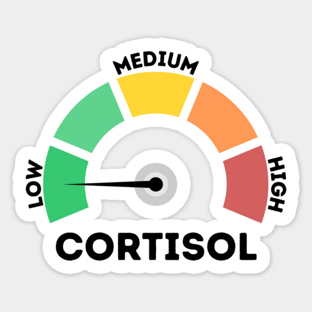 Low Cortisol Level Sticker by The WYLD Tribe