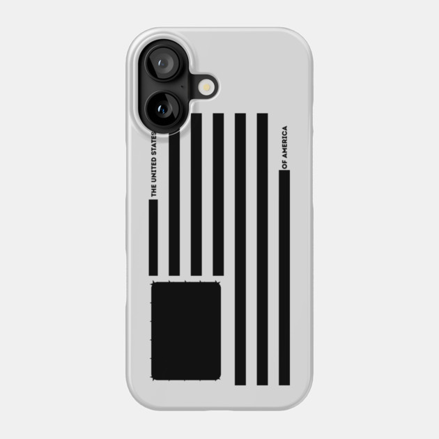 Censored US Flag Redacted Bars Phone Case by The WYLD Tribe