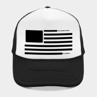 Censored US Flag Redacted Bars Hat