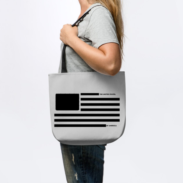 Censored US Flag Redacted Bars by The WYLD Tribe