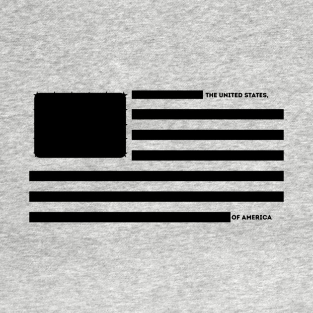 Censored US Flag Redacted Bars by The WYLD Tribe