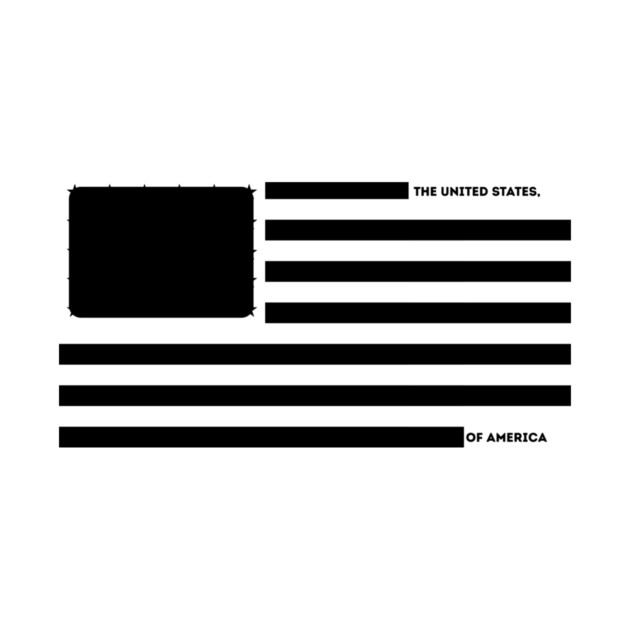 Censored US Flag Redacted Bars by The WYLD Tribe