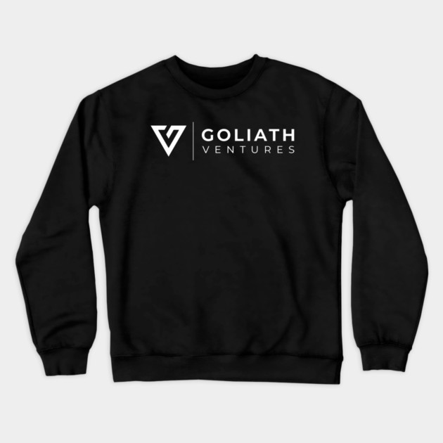 Goliath Ventures Inc Crewneck Sweatshirt by THE CRYPTO PONZI SCHEME AVENGER