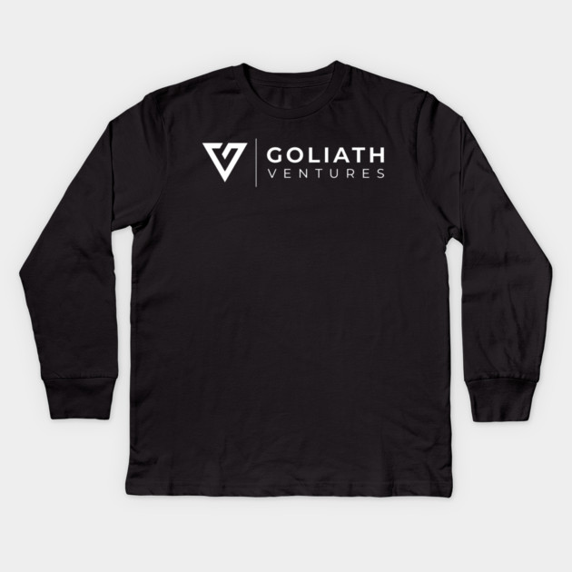 Goliath Ventures Inc Kids Long Sleeve T-Shirt by THE CRYPTO PONZI SCHEME AVENGER