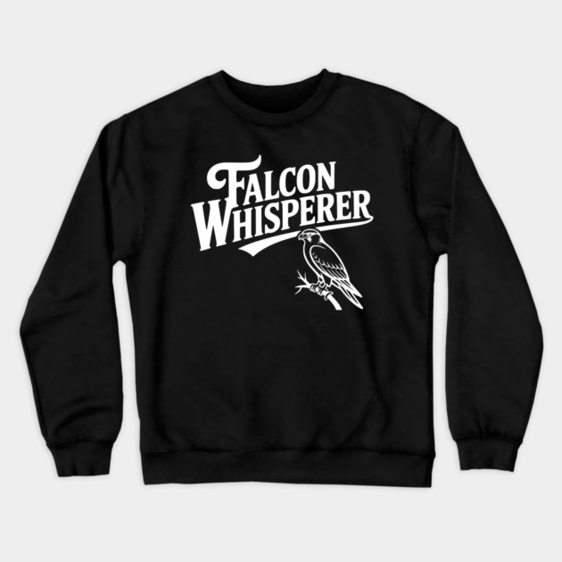 Falcon Whisperer Crewneck Sweatshirt by Frank Ring