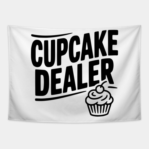 Cupcake Dealer Tapestry by Frank Ring