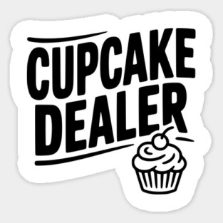 Cupcake Dealer Sticker