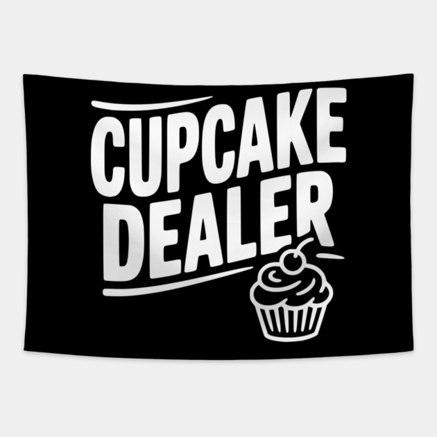 Cupcake Dealer Tapestry by Frank Ring