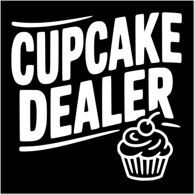 Cupcake Dealer Wall Art by Frank Ring