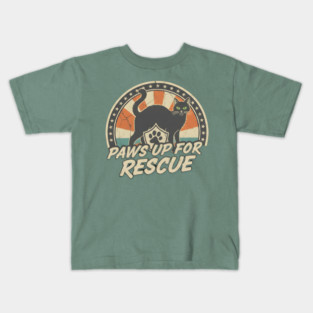 PAWS UP FOR RESCUE Kids T-Shirt