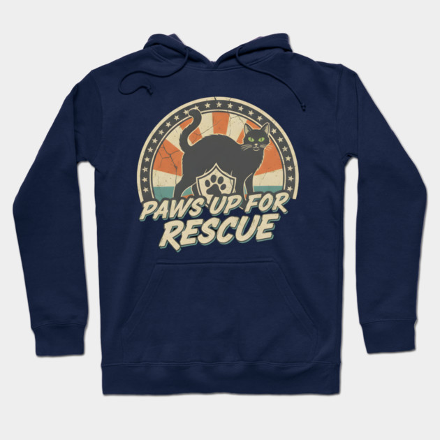 PAWS UP FOR RESCUE Hoodie by Cataura