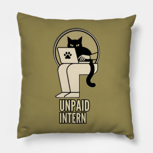 UNPAID INTERN Pillow