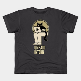UNPAID INTERN Kids T-Shirt