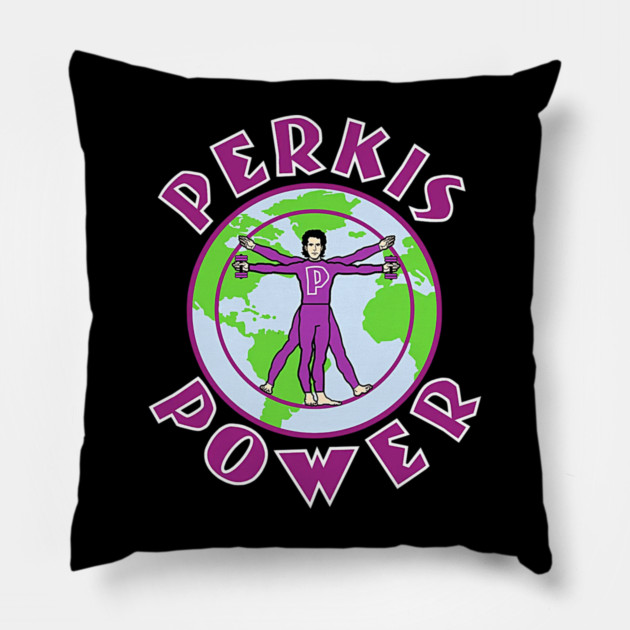 Heavyweights - Perkis Power - Ben Stiller Pillow by nicklower