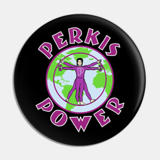Heavyweights - Perkis Power - Ben Stiller Pin