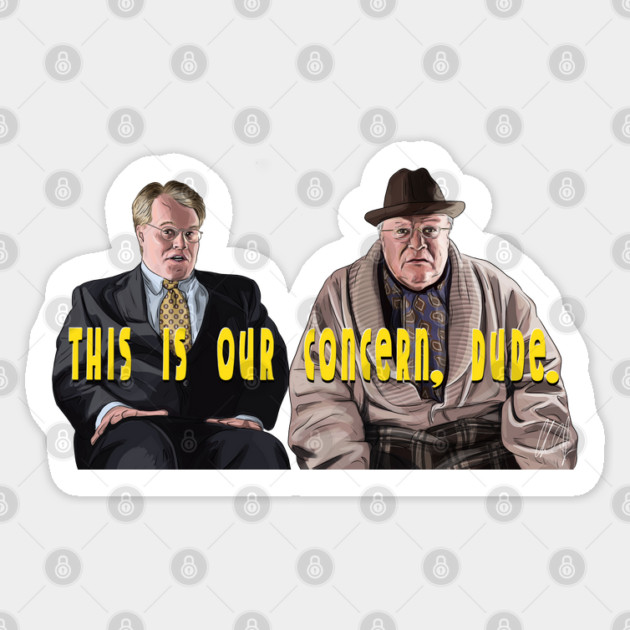 This Is Our Concern, Dude. Sticker by 51Deesigns