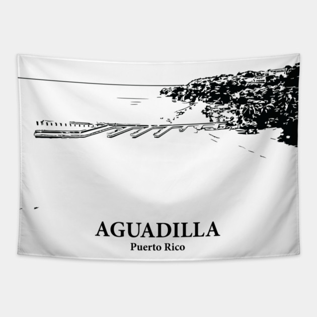 Aguadilla - Puerto Rico Tapestry by Lakeric