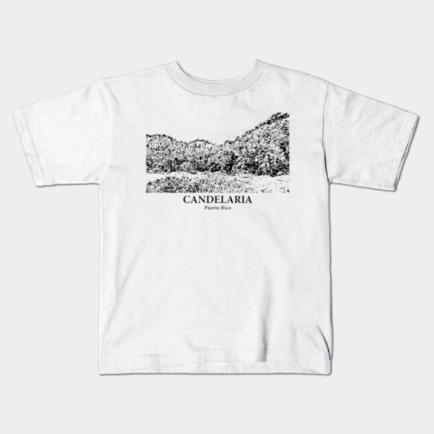 Candelaria - Puerto Rico Kids T-Shirt by Lakeric