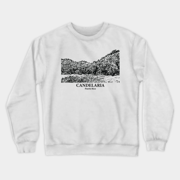 Candelaria - Puerto Rico Crewneck Sweatshirt by Lakeric