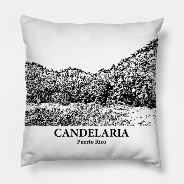 Candelaria - Puerto Rico Pillow by Lakeric