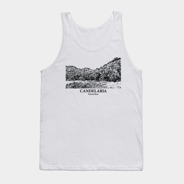 Candelaria - Puerto Rico Tank Top by Lakeric