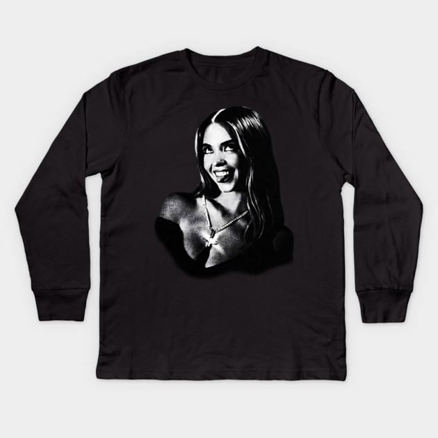 Sydney Sweeney - Euphoria - Movie & TV Star Kids Long Sleeve T-Shirt by nicklower