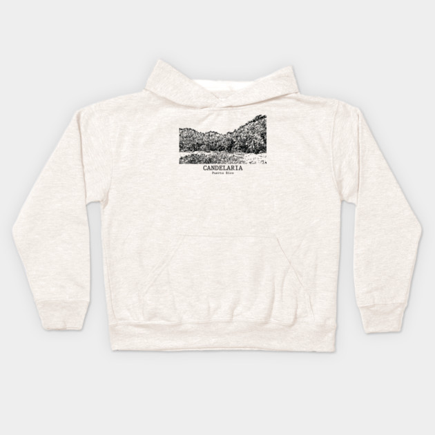 Candelaria - Puerto Rico Kids Hoodie by Lakeric