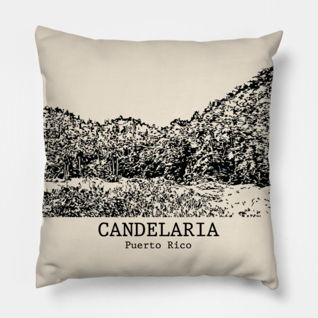 Candelaria - Puerto Rico Pillow by Lakeric