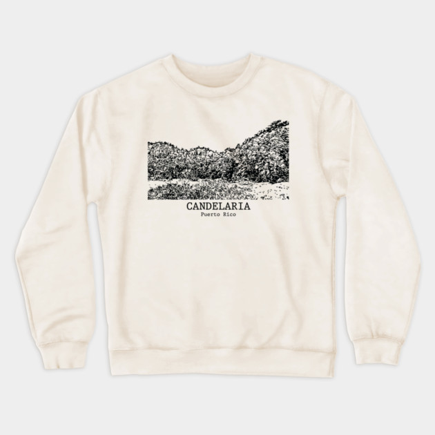 Candelaria - Puerto Rico Crewneck Sweatshirt by Lakeric