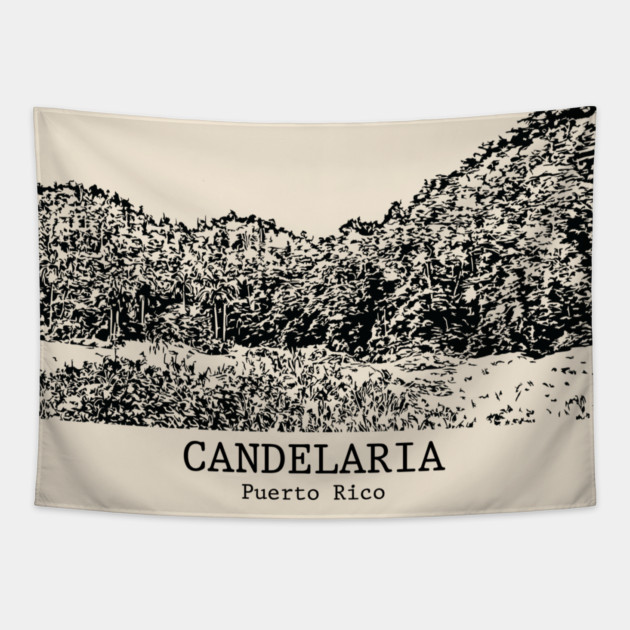 Candelaria - Puerto Rico Tapestry by Lakeric