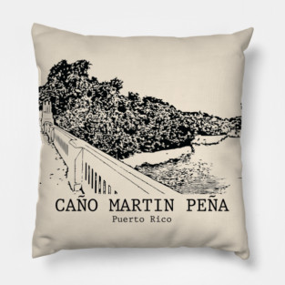 Caño Martín Peña - Puerto Rico Pillow