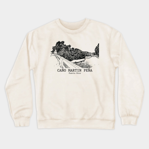 Caño Martín Peña - Puerto Rico Crewneck Sweatshirt by Lakeric
