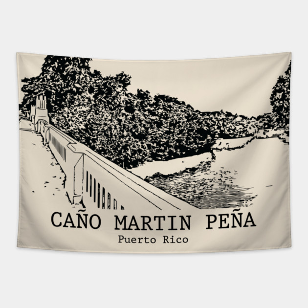 Caño Martín Peña - Puerto Rico Tapestry by Lakeric