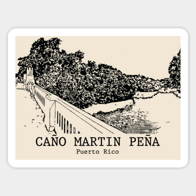 Caño Martín Peña - Puerto Rico Magnet by Lakeric