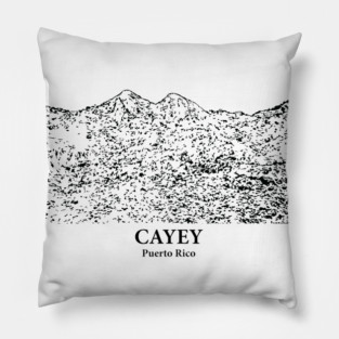Cayey - Puerto Rico Pillow