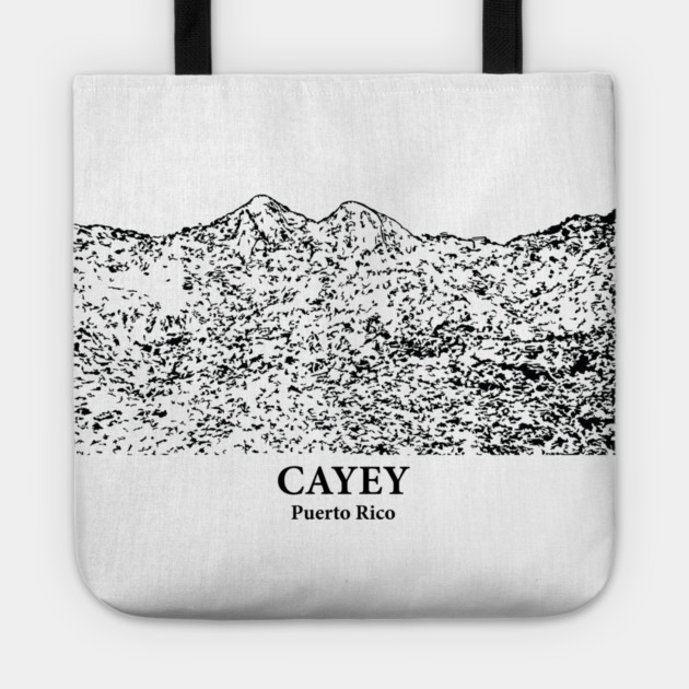 Cayey - Puerto Rico Tote by Lakeric