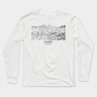 Cayey - Puerto Rico Long Sleeve T-Shirt