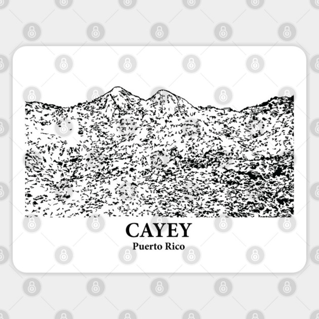 Cayey - Puerto Rico Sticker by Lakeric