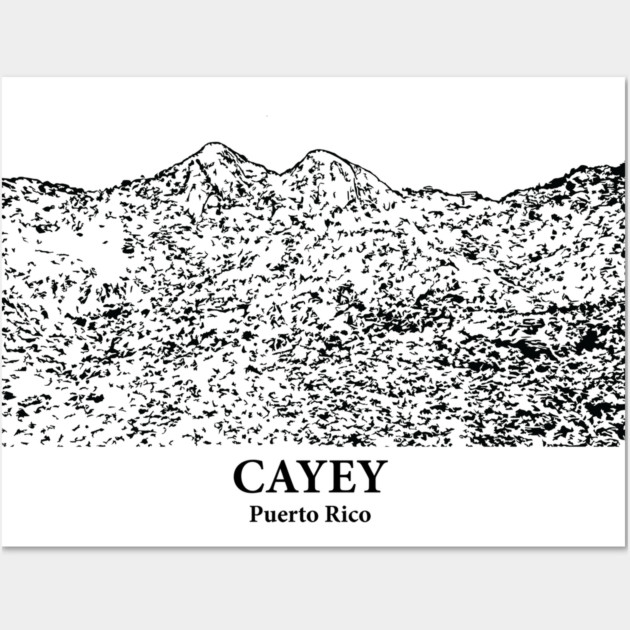 Cayey - Puerto Rico Wall Art by Lakeric