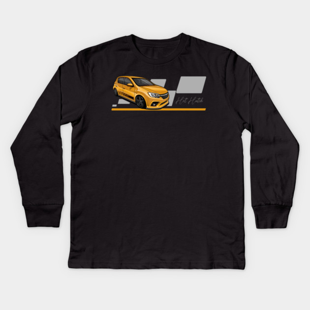 Renault Sandero Kids Long Sleeve T-Shirt by monsalveautos