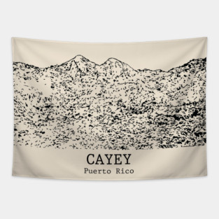 Cayey - Puerto Rico Tapestry