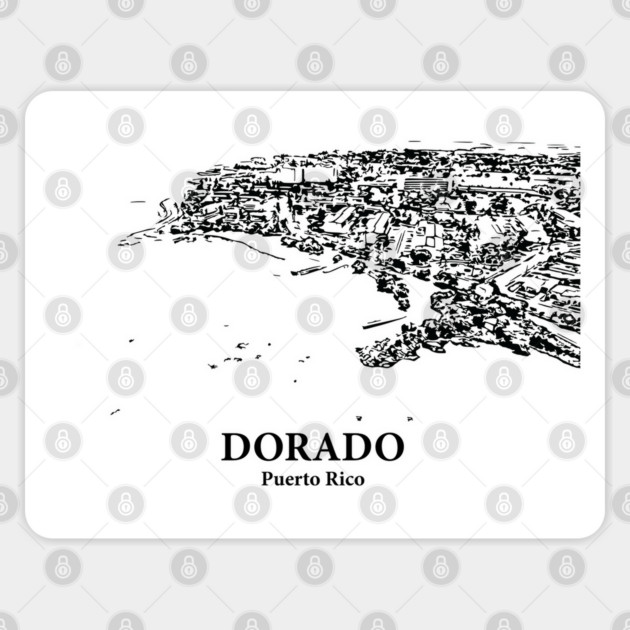 Dorado - Puerto Rico Sticker by Lakeric