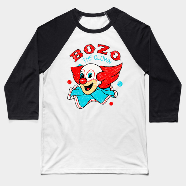 Bozo the Clown - Classic TV T-Shirt Baseball T-Shirt by nicklower