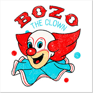 Bozo the Clown - Classic TV T-Shirt Posters and Art