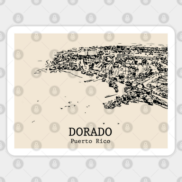 Dorado - Puerto Rico Sticker by Lakeric